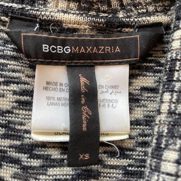 BCBG MaxAzria Wool Tie Front Cardigan - Picture 5 of 6